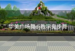华美广场舞dj教学鬼步舞