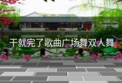 干就完了歌曲广场舞双人舞