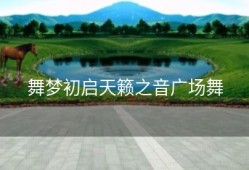 舞梦初启天籁之音广场舞