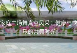 家庭广场舞真空风采：健康与快乐的共舞时光