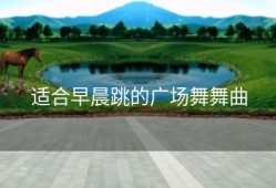 适合早晨跳的广场舞舞曲