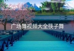 广场舞视频大全筷子舞