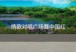 情歌对唱广场舞中国红