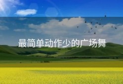 最简单动作少的广场舞
