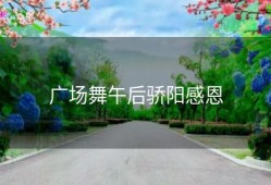 广场舞午后骄阳感恩