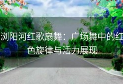 浏阳河红歌扇舞：广场舞中的红色旋律与活力展现