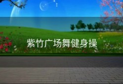 紫竹广场舞健身操