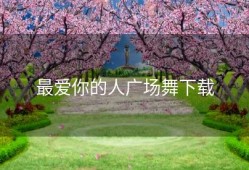 最爱你的人广场舞下载