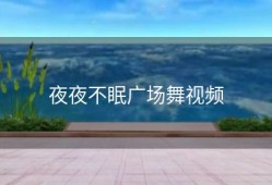 夜夜不眠广场舞视频