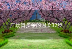 广场舞多余的温柔32步