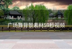 广场舞背景素材59秒视频