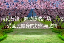 雨花石韵，舞动陈瑞广场——感受全民健身的炽热与激情