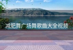 减肥舞广场舞歌曲大全视频