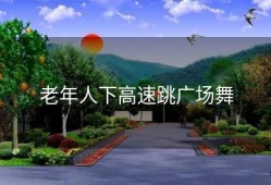 老年人下高速跳广场舞