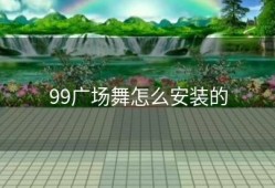 99广场舞怎么安装的