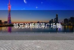 够兄弟杨丽萍广场舞