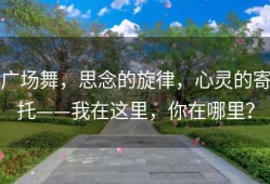 广场舞，思念的旋律，心灵的寄托——我在这里，你在哪里？