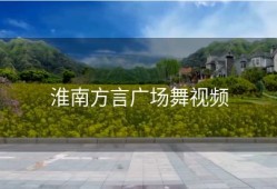 淮南方言广场舞视频