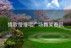 情歌慢慢唱广场舞笑春风