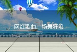 网红歌曲广场舞狂浪