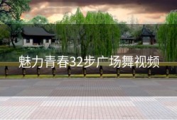 魅力青春32步广场舞视频
