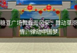 糖豆广场舞背面风采：舞动草原情，律动中国梦