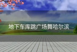 地下车库跳广场舞哈尔滨