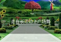 走在长江边上广场舞