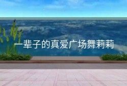 一辈子的真爱广场舞莉莉