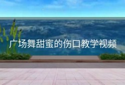 广场舞甜蜜的伤口教学视频