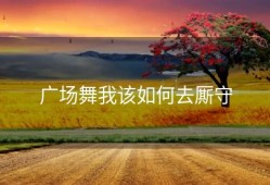 广场舞我该如何去厮守