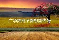 广场舞扇孑舞祖国你好