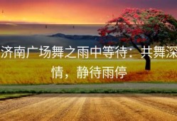 济南广场舞之雨中等待：共舞深情，静待雨停