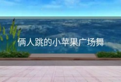 俩人跳的小苹果广场舞