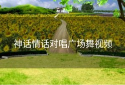 神话情话对唱广场舞视频