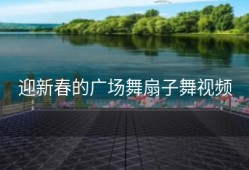 迎新春的广场舞扇子舞视频