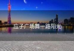 应子广场舞一路阳光