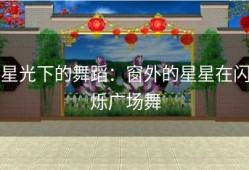 星光下的舞蹈：窗外的星星在闪烁广场舞