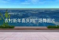 农村新年喜庆的广场舞图片