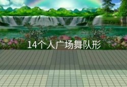14个人广场舞队形