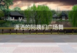 潇洒的阿姨们广场舞