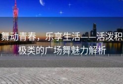 舞动青春，乐享生活——活泼积极类的广场舞魅力解析