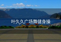 叶久久广场舞健身操