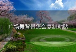 广场舞背景怎么复制粘贴