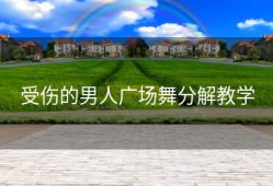 受伤的男人广场舞分解教学