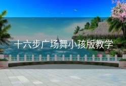 十六步广场舞小孩版教学