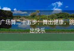 广场舞二十五步：舞出健康，跳出快乐