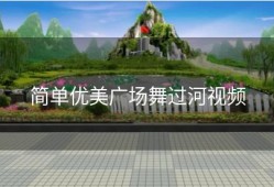 简单优美广场舞过河视频