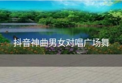 抖音神曲男女对唱广场舞