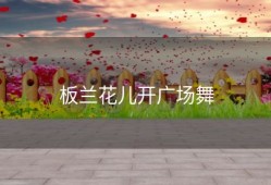 板兰花儿开广场舞